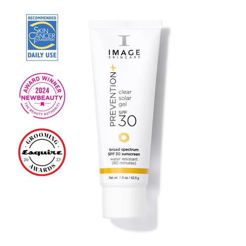 PREVENTION+® clear solar gel SPF 30
makeup-ready invisible formula, weightless finish