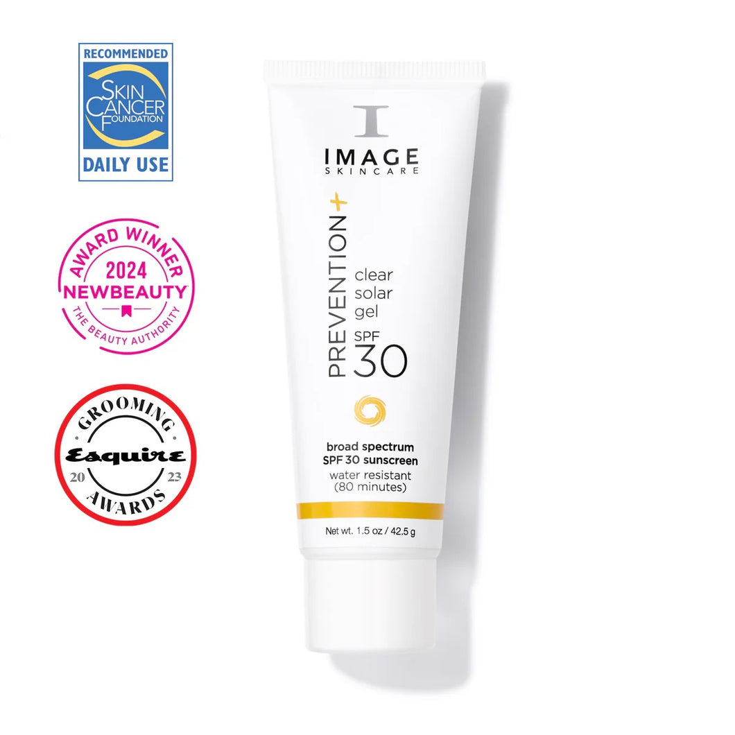 PREVENTION+® clear solar gel SPF 30
makeup-ready invisible formula, weightless finish